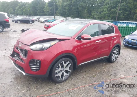 2017 Kia Sportage Sx из США, поврежденный, VIN KNDPR3A63H7247928